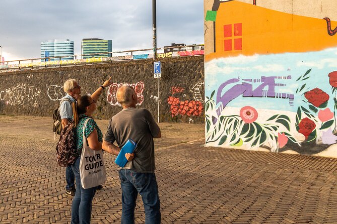 1,5 hour private guided Mural Street Art tour in Arnhem - Stop 3: Along the Rhine River, where the murals show up