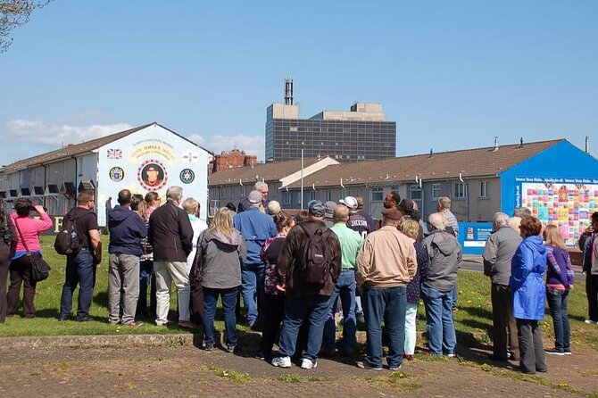 2 Hours Republican & Loyalist Mural Black Taxi Tour from Belfast - Stop 3: Falls Road Library and the remembrance garden/photo moment