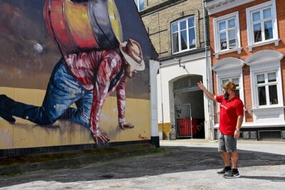 3-Hours Street Art Tour in Aalborg - Meeting at Gabels Torv / Nytorv and then straight into the art