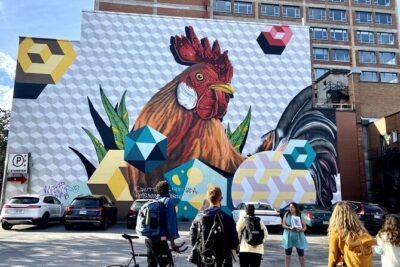All about Montreal's Murals - Saturday Walking Tour - Where You Start and How to Find the Tour Fast