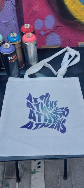 Athens: Graffiti Workshop and Tote Bag Painting Experience - Aigaleo 8 Art Lab in Gazi: Where You Actually Create