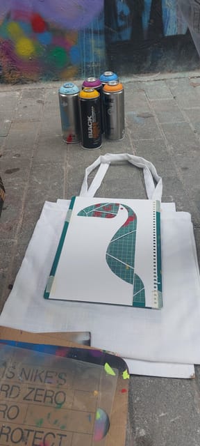 Athens: Graffiti Workshop and Tote Bag Painting Experience - Your Tote Bag Design: Beginner-Friendly Graffiti Basics