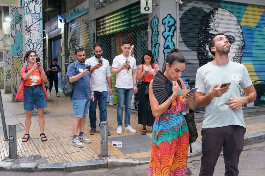Athens: Street Art Treasure Hunt with Food Stop - The Loukanikos mission: why the riddles make you see more