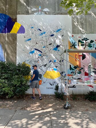 Atlanta Street Art and BeltLine Tour with Happy Hour and Activity - Stop 3 on Wylie Street: Forward, Warrior!! Mural Project
