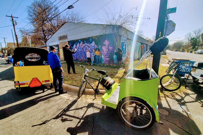 Austin Mural Selfie Tour by Pedicab - The pedicab ride: comfort, safety, and getting around