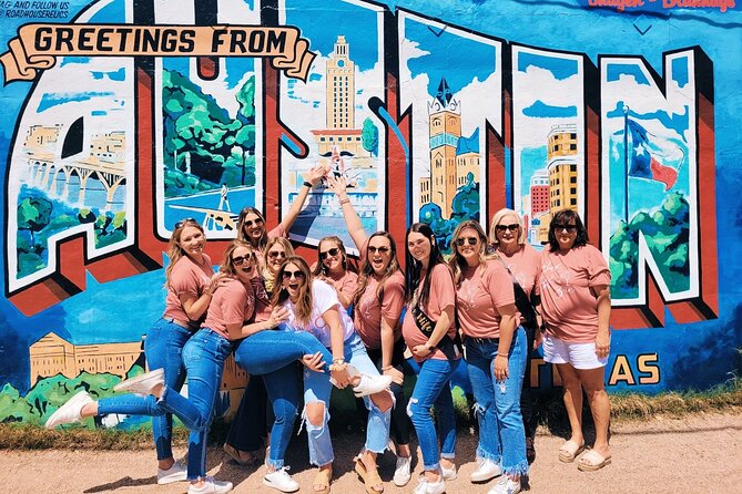 Austin Murals & Mimosas Roofless Party Bus Tour - Stop 1: South Congress Ave for Murals and Music Energy