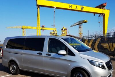 Belfast Cab Tour of Peacewalls, Murals and the Famous Titanic Slips - Titanic Belfast: the 20-minute stop that sets the frame
