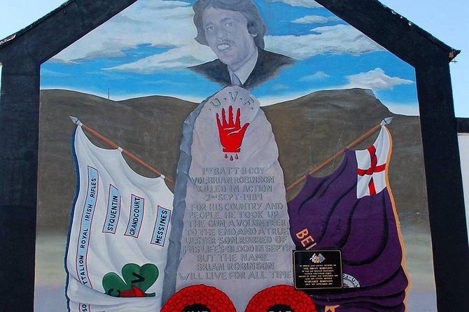 Belfast history of terror & mural 1 hr express private taxi tour - Falls Road and the Bobby Sands mural: why that wall matters