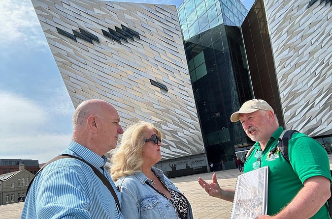 Best of Belfast Driving Taxi Tour with Political Murals - Stop 1: Belfast City Hall, 1906 architecture, and the Titanic Memorial Garden