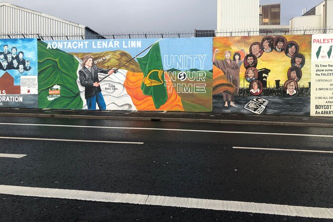 Black Taxi Tour of Belfast – Politics, Murals peace walls Tour - Ending at the Bobby Sands Mural: A Final Symbol You’ll Carry With You