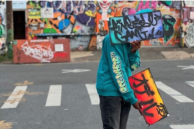 Brooklyn Graffiti Workshop - The instructors: Leaf, Ghost Face Mims, Gabe, Isabelle, and Leah