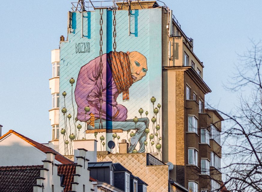 Brussels Comics & Street Art: Private Walking Tour - Boulevard Simon Bolivar walls: the city as a canvas