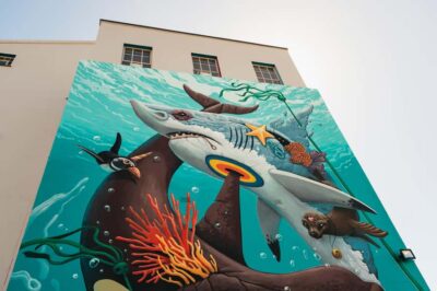 Cape Town: Street Art Walking Tour in Woodstock - Salt Circle Arcade: meeting point, tea moment, and first murals