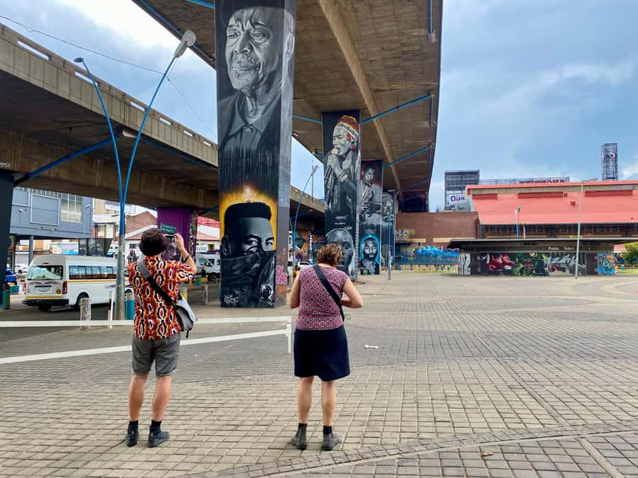Colours of Johannesburg: A Graffiti & Street Art Tour - The local graffiti store stop: supplies, merch, and an art room if open