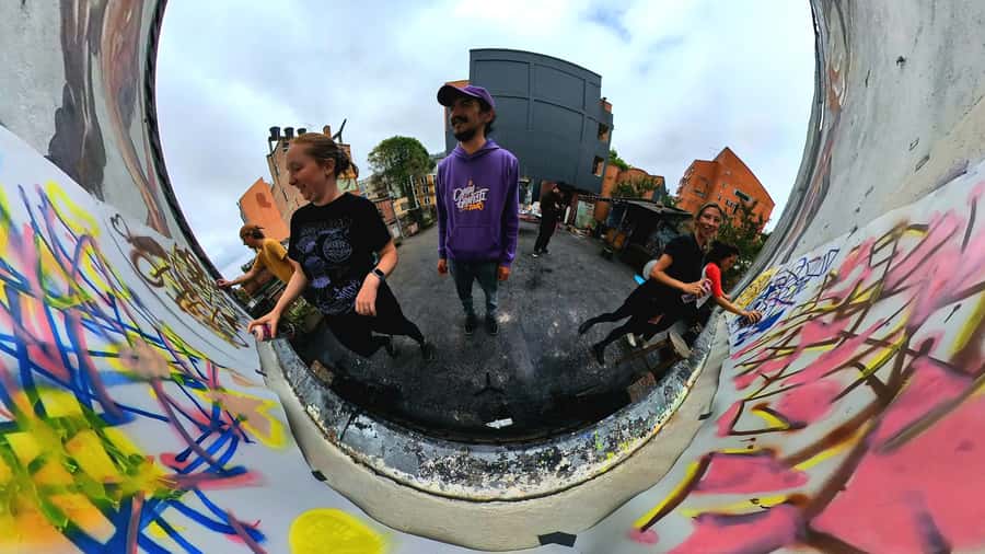 Fun Graffiti Workshop: The Art of Aerosol and Color - The 2-Hour Flow: From Marker Basics to Wall Painting
