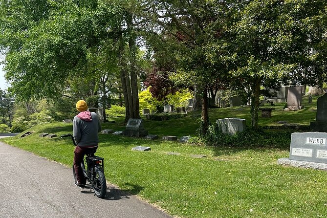 Guided Asheville E-bike Tour of River Arts, Mountains and Murals - Riverside Cemetery: history and quiet views from the ride