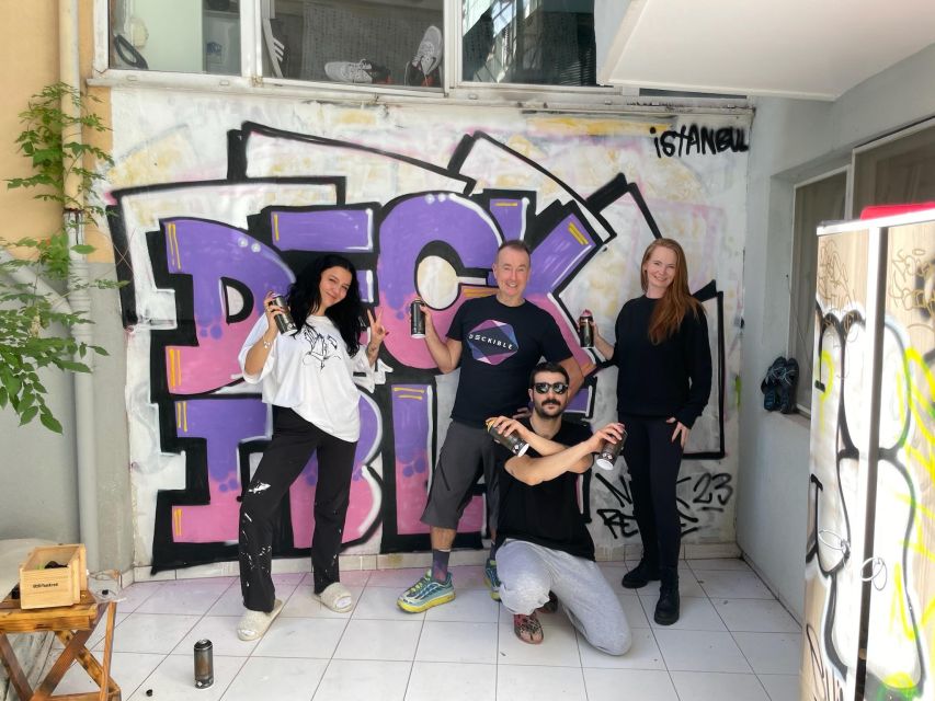 Istanbul: Do Street Art with Local Artists at Home Garden - Learning Graffiti Styles: Tools, Caps, and Color Fades