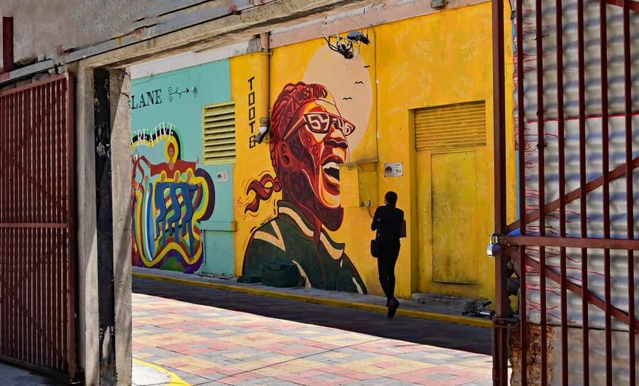 Kingston Creative: Mural Art Walking Tour - Kulcha Pot route: literature, theatre, fashion, food, music, and dance