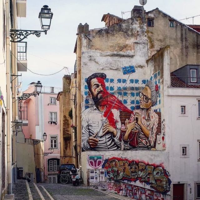 Lisbon 3-Hour Street Art Tour - The Vhils Finish: A Strong Ending Image for Your Walk