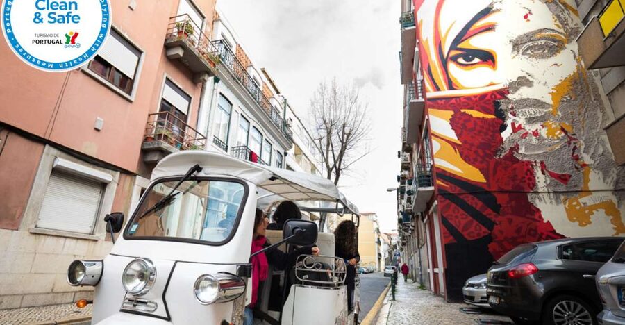 Lisbon: Street Art TukTuk Tour - How an electric tuk tuk changes Lisbon street art viewing