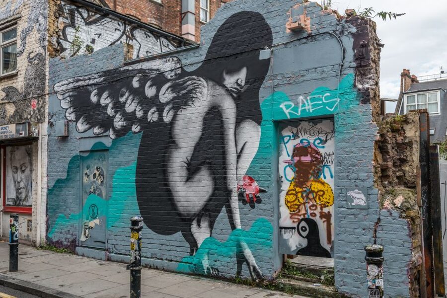 London: Markets, Street Art, and Camden Town Walking Tour - Entering East London through two stories at once