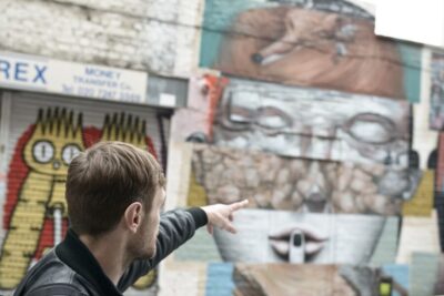 London: Street Art and Graffiti Guided Walking Tour - The White Goat Statue start: where you get your bearings fast