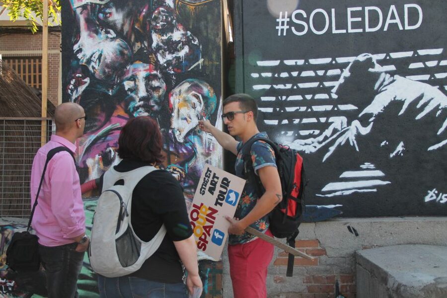 Madrid: Street Art Tour with Local Graffiti Hunter - Lavapiés and Embajadores: graffiti, stencils, stickers, and neighborhood context
