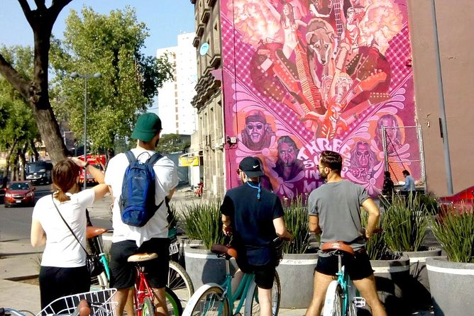 Mexico City; ART NACO : Murals & Street Art Bike Tour - Juárez and Cuauhtémoc: Large Murals and the Diego Rivera Anchor