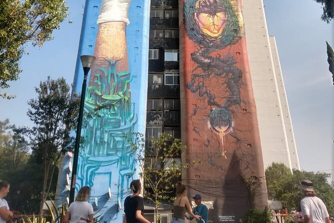 Mexico City; ART NACO : Murals & Street Art Bike Tour - North vs. South Route Choice: How to Pick What You Want Most