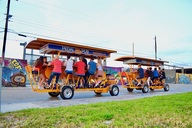 Miami Pedal Pub: Arts District Party Bike Pub Crawl - Wynwood on wheels: what this party-bike sightseeing feels like