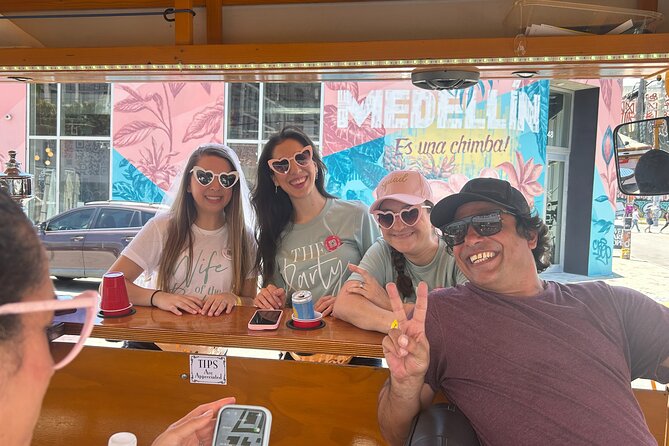 Miami Pedal Pub: Arts District Party Bike Pub Crawl - The four drink and food stops: mojitos, micheladas, craft beer, and more