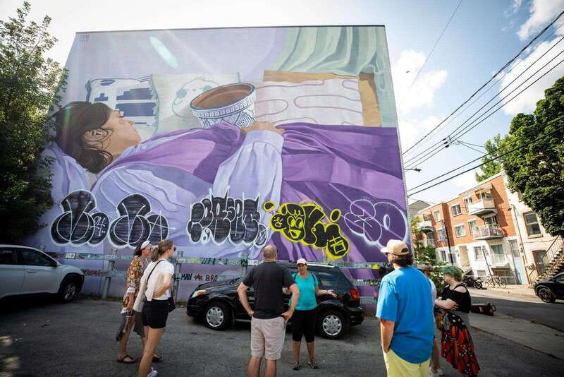 Montreal: The Original Locally Owned Street Art Walking Tour - MURAL festival time: street art in the present tense
