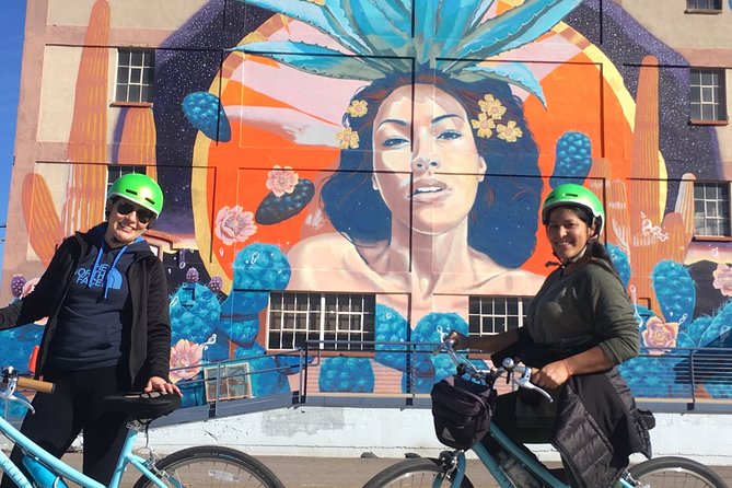 Mural Bike Tour - The guides: Lorraine and Jimmy make the murals make sense