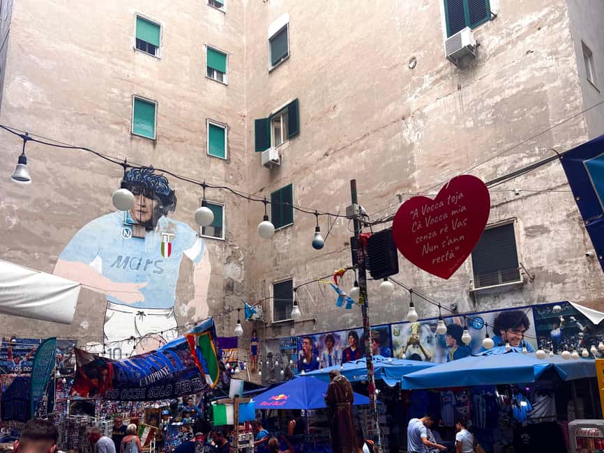 Naples: Football Tour with Maradona Stadium & Mural - Finding the Meet-Up Spot at Napoli Centrale’s SSC Napoli Store