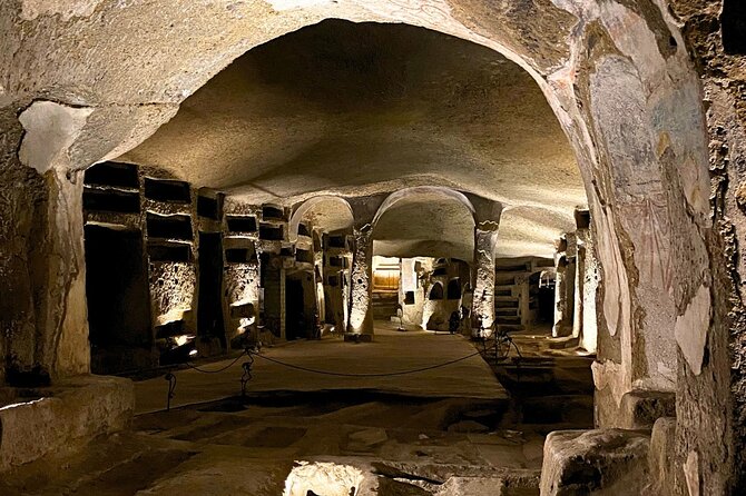 Naples Murals Catacombs and Folklore Sanità District Tour - Catacombe di San Gennaro: Europe’s old catacombs, up close