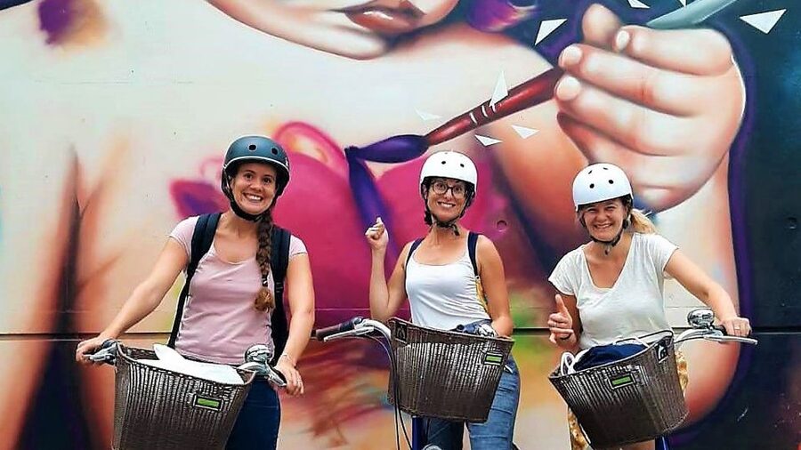 Paris: Street Art Open-Air Museum Bike Tour - The Open-Air Museum Feeling: 40-Meter Frescoes and Big-Name Artists