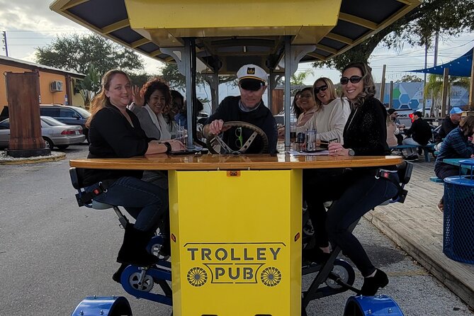 Party Bike through St. Pete with Bar+Mural Stops on Trolley Pub - The Four Stops That Turn This Into a Real Crawl