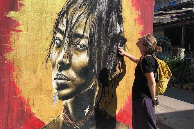 Phnom Penh's Morning Market and Street Art Tour by Tuk tuk - The Independence Monument back-alley stop: short, focused, and different