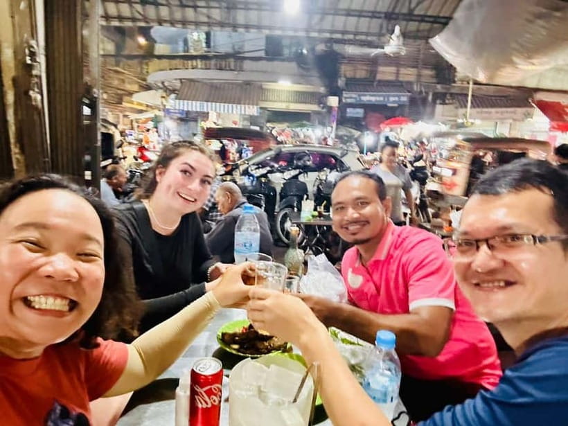 Phnom Penh: Street Art and Food Tour with Pickup and Beer - Getting to the first murals: pickup, short rides, and street-level timing