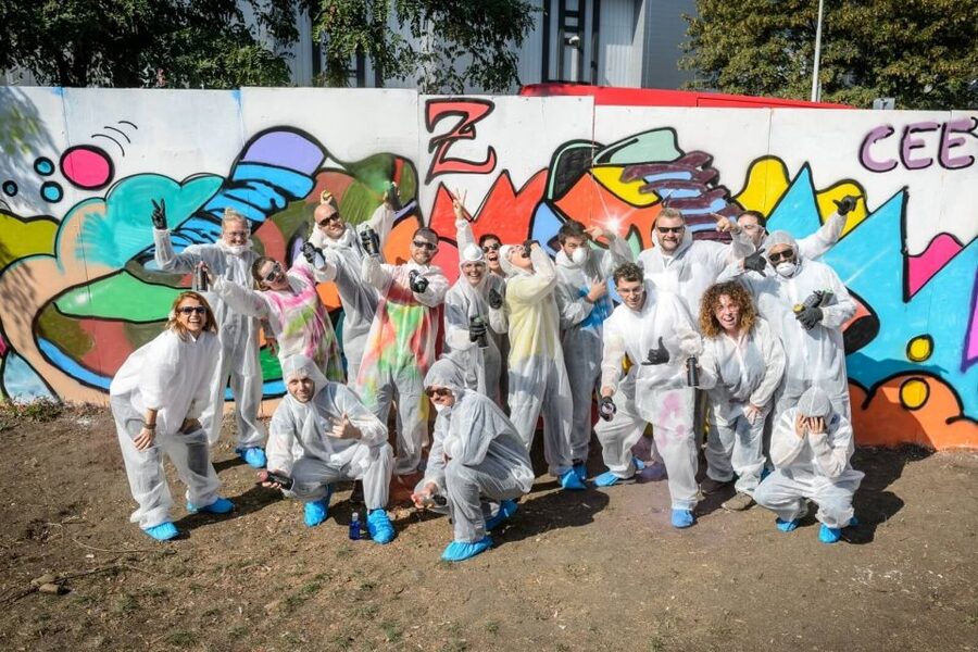 Prague Graffiti Workshop For Groups & Team-Building Groups - Arrive, Get Grounded, Then Turn Ideas Into a Sketch Plan