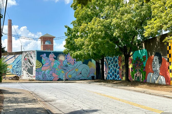 Private Street Art Tour of Atlanta - Stop 2: Historic Fourth Ward Skate Park near Freedom Pkwy