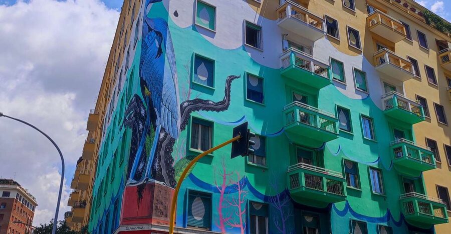 Rome: Ostiense Graffiti and Modern Street Art Walking Tour - The Pyramid of Cestius: A Strange Opening Act for Modern Walls