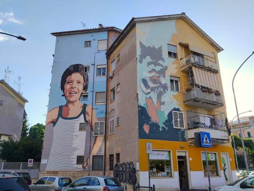 Rome street art tour: off the beaten path with a local guide - Tor Marancia: Contemporary Art in an Open-Air Setting