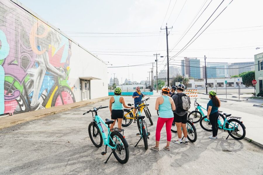 San Antonio: Murals & Hidden Gems E-Bike Tour - Blue Star Arts Complex: bigger works and a more creative side of town