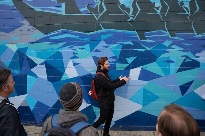 Street Art and Craft Beer 2 in 1 Walking Tour Vancouver - Olympic Village to False Creek: starting with views and mural context