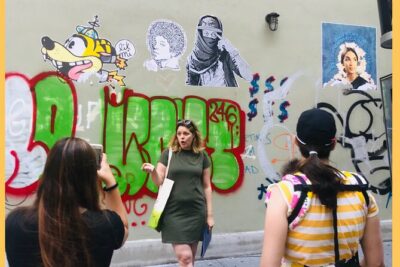 Street art tour at Soho - Stop 1: The Wall (Gateway to Soho) and the idea of a “monument” in motion