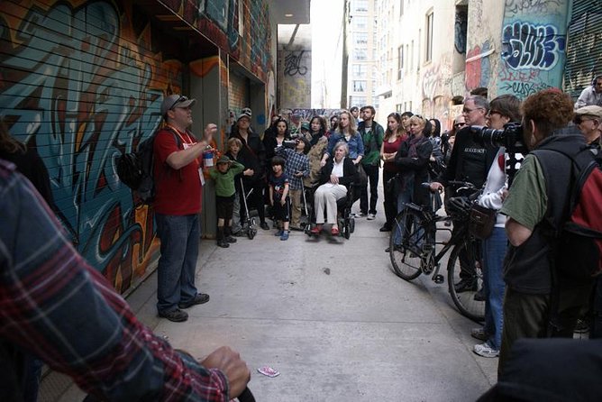 Toronto Graffiti Alley Street Art Walking Tour with an Expert - Notable Toronto artists: writers, competing styles, and political messages