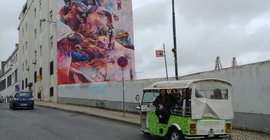 Tuk Tuk Lisbon: Street Art 2-Hour - Price and value: $70 for 2 hours of murals and stories