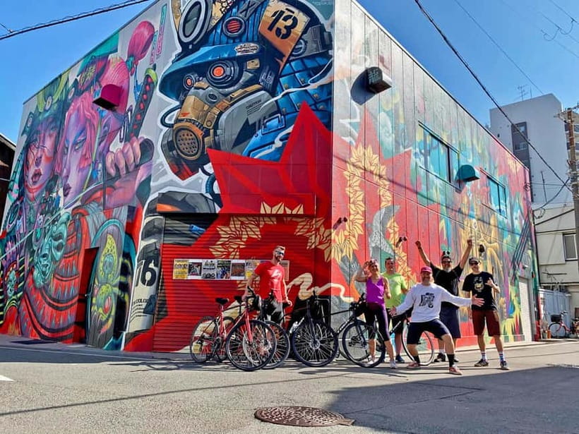 Urban Canvas: Osaka Street Art Bike Tour - The Tenma Streets: Murals, Graffiti, and the Local Way of Looking