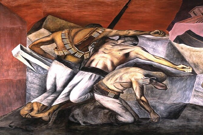 Walking Tour - Impressive murals in Historical Center of Mexico City - SEP’s massive courtyard murals, the muralism rooms, and the multisensory hall